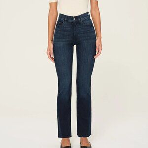 DL1961 Halle Straight High Rise Instasculpt Jeans Mediterranean 31